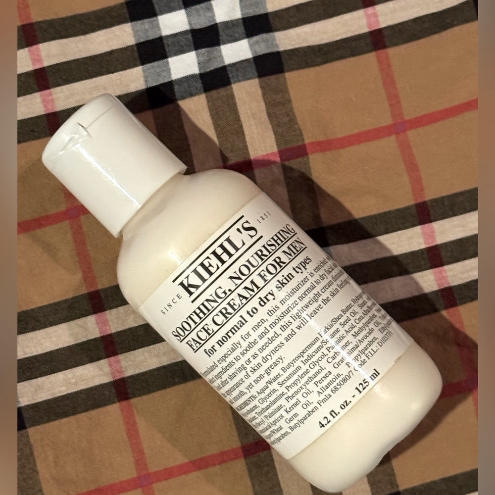 Rare New Sealed Kiehl's Soothing Nourishing Face Cream For Men